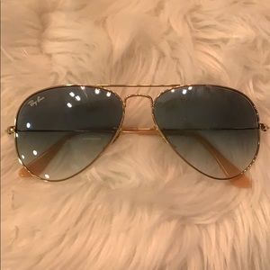 Ray-ban Gradient Aviator Sunglasses